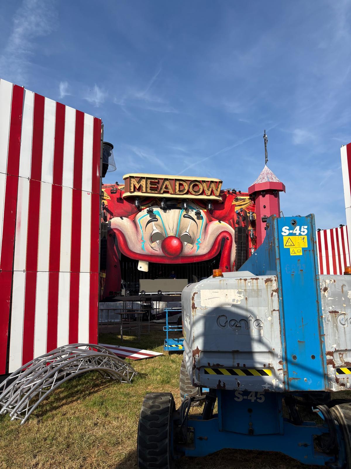 BoksbalAutomaat op het Meadow-festivalterrein in Rijkevoort