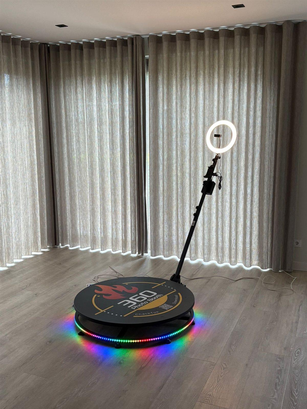 360 Photobooth opstelling